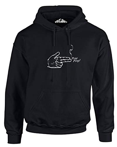 Wolkenbruch® Hoodie Peng Peng!, schwarz, Gr.3XL von Wolkenbruch