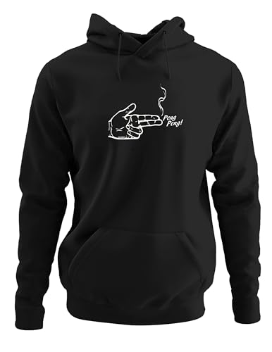 Wolkenbruch® Hoodie Peng Peng!, schwarz, Gr.XL von Wolkenbruch