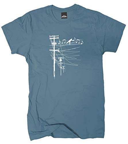 Wolkenbruch® T-Shirt Hohe Töne High Notes, stoneblue, Gr.3XL von Wolkenbruch