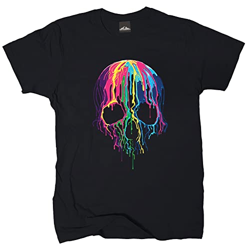 Wolkenbruch® T-Shirt Melting Skull, schwarz, Gr.3XL von Wolkenbruch