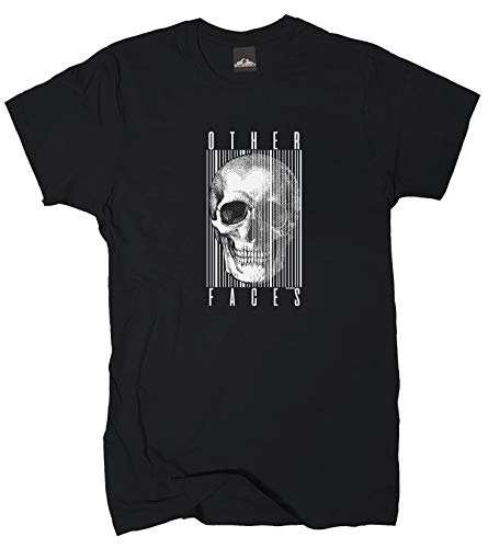 Wolkenbruch® T-Shirt Other Faces Skull, schwarz, Gr.3XL von Wolkenbruch