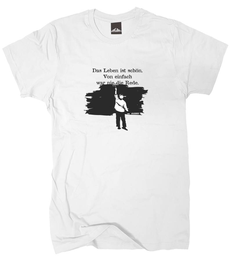 T-Shirt Das Leben Ist Schön ... Vers. Farben Gr.s-xxxl von WolkenbruchShirts