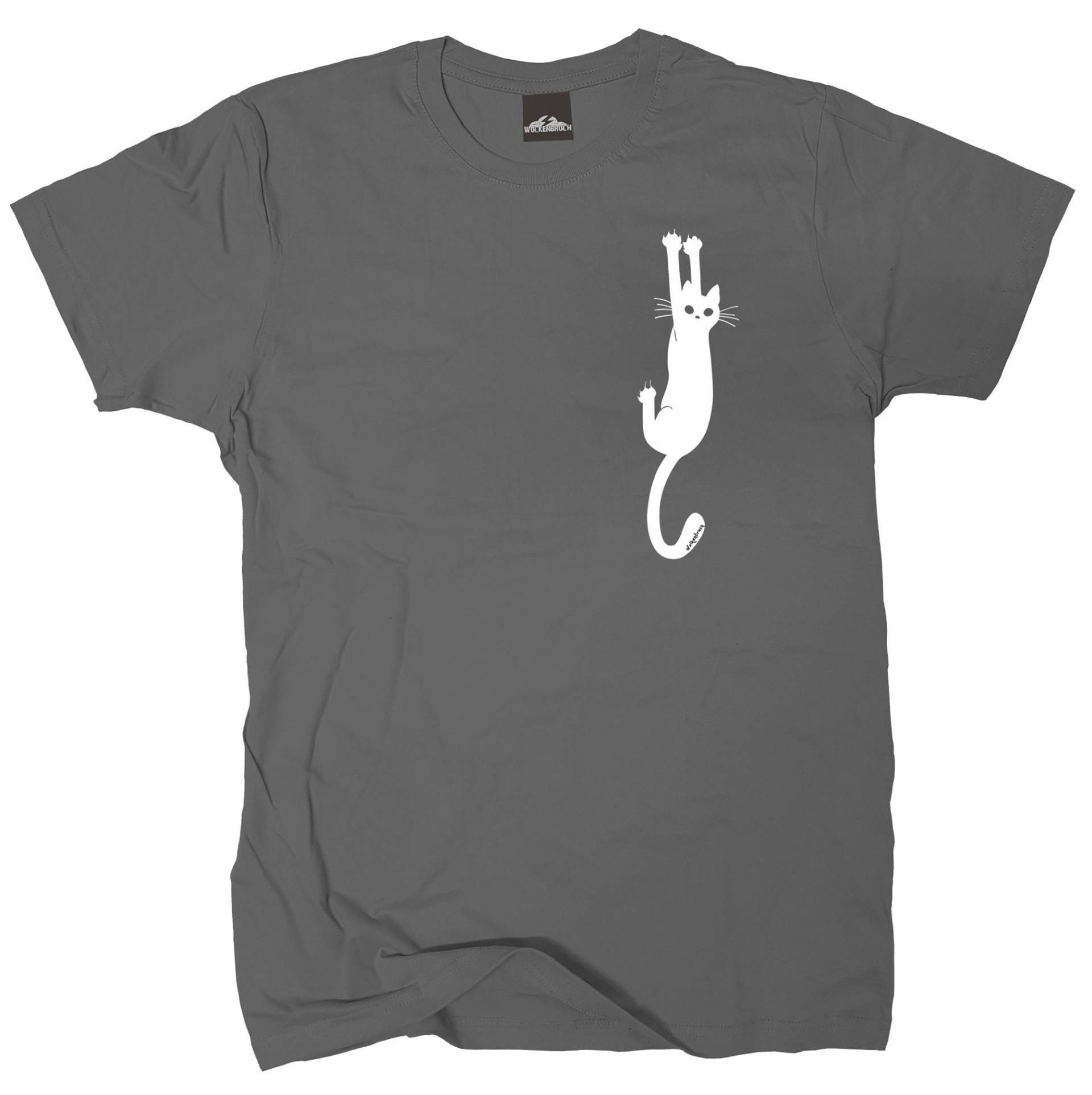 T-Shirt Katze Katzenpfoten Vers. Farben Gr. S Bis Xxxxxl von WolkenbruchShirts