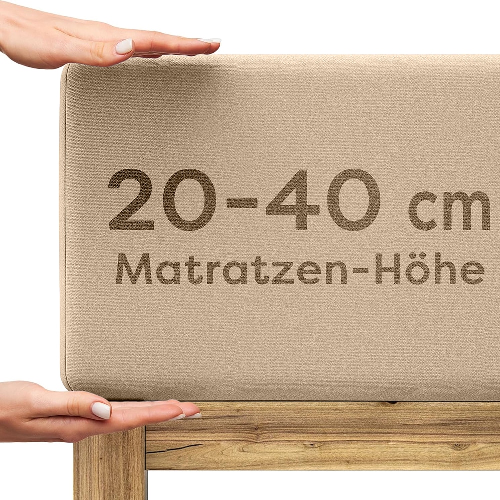 Wolkenfeld Spannbettlaken "Boxspringbett Bettlaken - Spannbetttuch für Matratzen bis 40cm" Elastisch & Rutschfest: 90x200, 140x200, 160x200, 180x200 & Übergrößen Wolkenfeld Spannbettlaken "Boxspringbett Bettlaken - Spannbetttuch für Matratzen bis 40cm" Elastisch & Rutschfest: 90x200, 140x200, 160x200, 180x200 & Übergrößen von Wolkenfeld