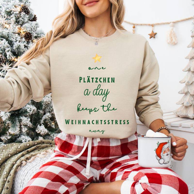 Christmas Shirt Sweatshirt Weihnachtspullover Wichtelgeschenk Damen Ugly Sweater Geschenkideen von WolkenlosShop