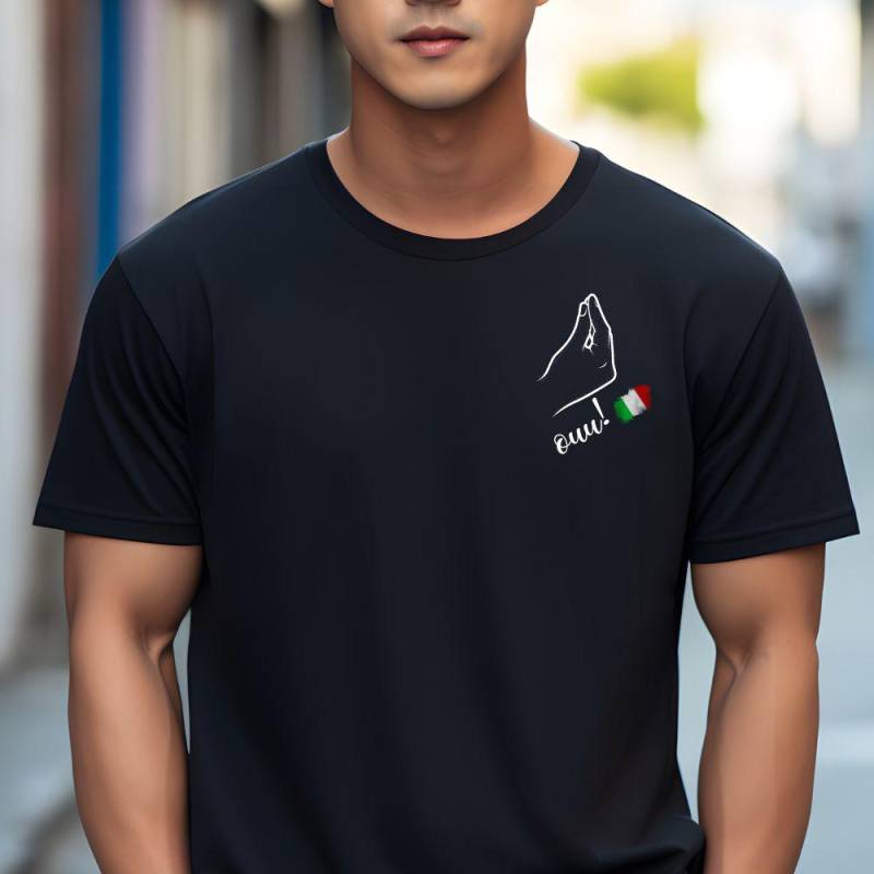 Funny Italian Shirt T Flag Italien Italy Mamma Mia Italia Ciao Bella von WolkenlosShop