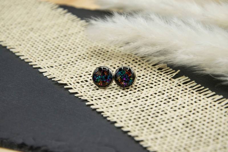 Pride Ohrstecker, Ohrringe, Ohrstecker Glitzer von WolkenschlossZauber