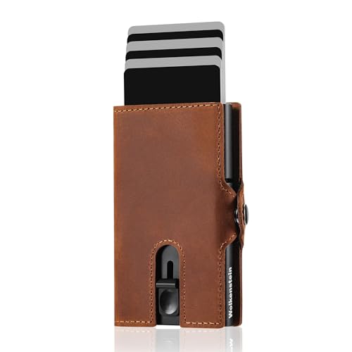 Wolkenstein Slim Wallet mit Münzfach I Portmonee Herren Slim Wallet I Unser Kartenetui Herren Modell hat Platz für bis zu 8X Karten I Sichere RFID Geldbörse I Wallets for Men I Smart Wallet von Wolkenstein