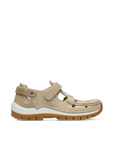 Wolky Move Riemenschuhe Leder beige Größe 39 von Wolky