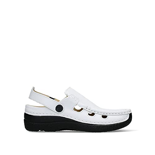 Wolky Comfort Extra Komfort Roll Multi - 70100 gedruckt Leder weiß - 43 von Wolky