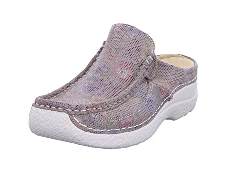 Wolky Comfort Extra Komfort Roll Slide - 45157 Blumen Taupe - 42 von Wolky