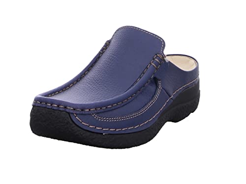 Wolky Comfort Extra Komfort Roll Slide - 70890 Leder Sky-Blue - 37 von Wolky