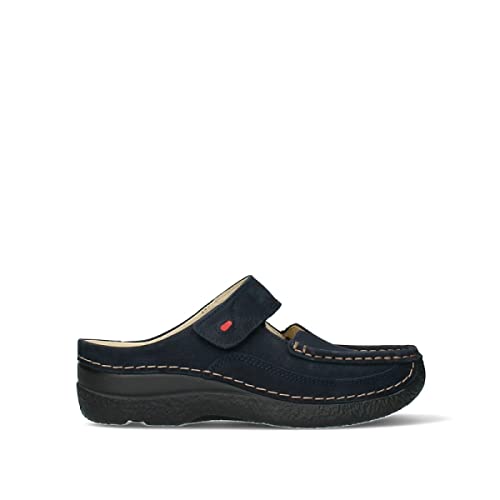 Wolky Comfort Extra Komfort Roll Slipper - 13800 Nubukleder blau - 41 Wolky Comfort Extra Komfort Roll Slipper - 13800 Nubukleder blau - 41 von Wolky