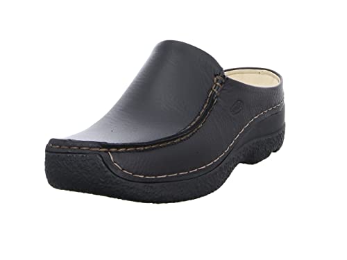 Wolky Comfort Extra Komfort Seamy Slide - 70000 gedruckt Leder schwarz - 43 von Wolky