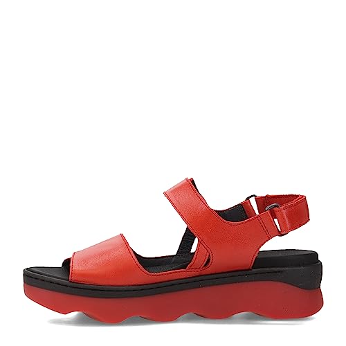 Wolky Comfort Sandalen Medusa - 33500 Leder rot - 40 von Wolky