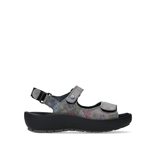 Wolky Comfort Sandalen Rio - 45150 Blumen Taupe - 42 von Wolky