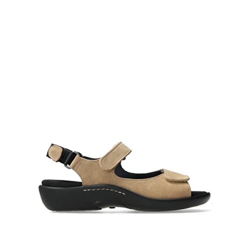 Wolky Comfort Sandalen Salvia - 11390 Nubuk beige - 39 von Wolky