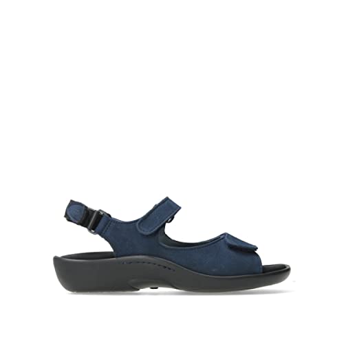 Wolky Comfort Sandalen Salvia - 11820 Nubuk Denim blau - 40 von Wolky