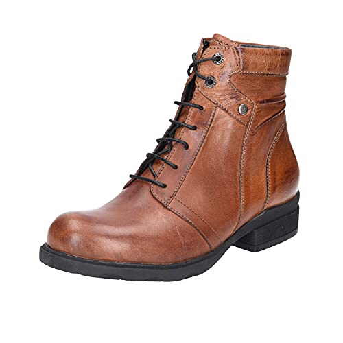 Wolky Comfort Schnürschuhe Center XW - 30430 Leder Cognac - 38 von Wolky