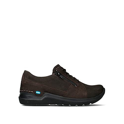 Wolky Comfort Schnürschuhe Feltwell - 12305 Nubukleder Dunkelbraun - 39 von Wolky