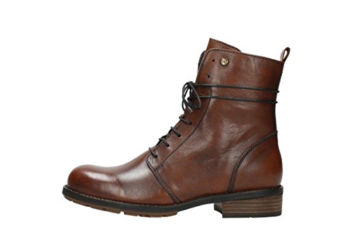 Wolky Comfort Schnürschuhe Murray XW - 20430 Leder Cognac - 41 von Wolky