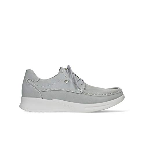 Wolky Comfort Schnürschuhe One - 10206 Stretch Nubuk hellgrau - 39 von Wolky