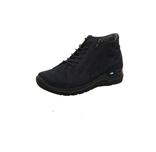 Wolky Comfort Schnürschuhe Why - 11800 Nubukleder blau - 37 von Wolky