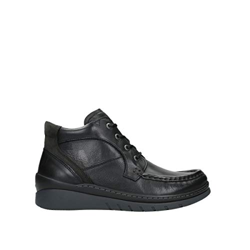 Wolky Comfort Schnürschuhe Zoom - 24000 Leder schwarz - 38 von Wolky