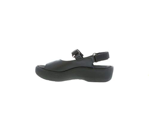 Wolky Jewel Sandalen Leder schwarz Größe 39 von Wolky