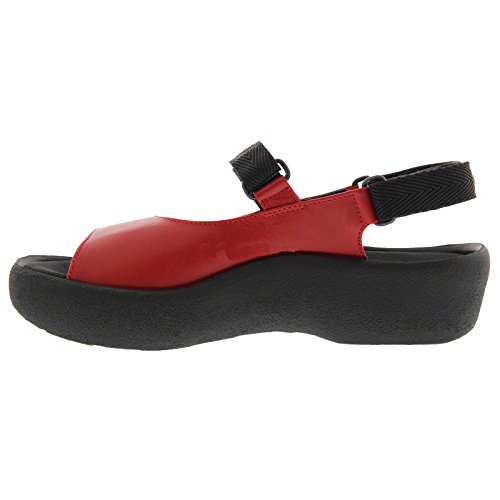 Wolky Jewel Sandalen Leder rot Größe 38 von Wolky