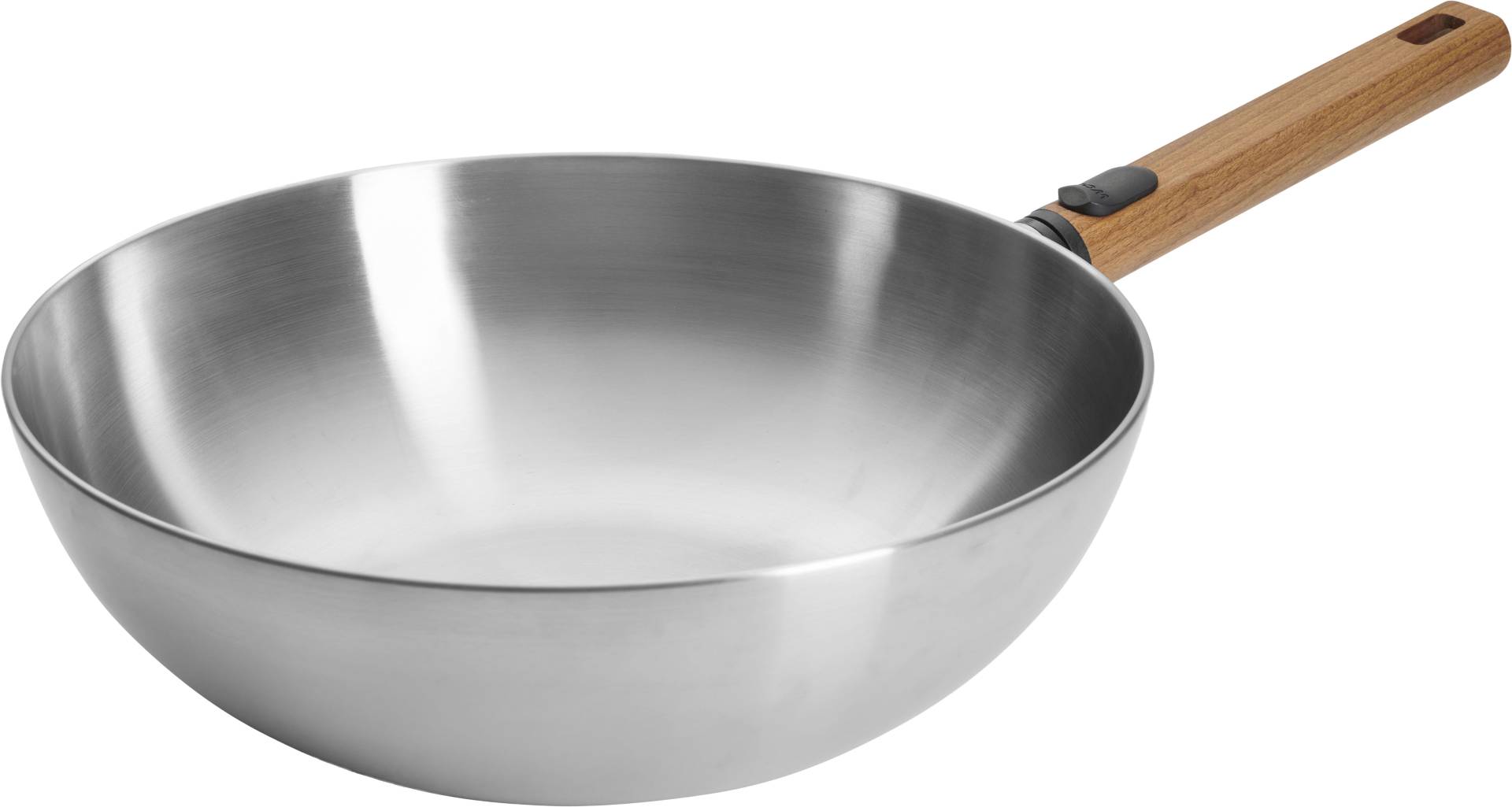 WOLL Wok "Logic Steel" Edelstahl 18/10 1 Stk. tlg. 5-Schicht-Aufbau von Woll