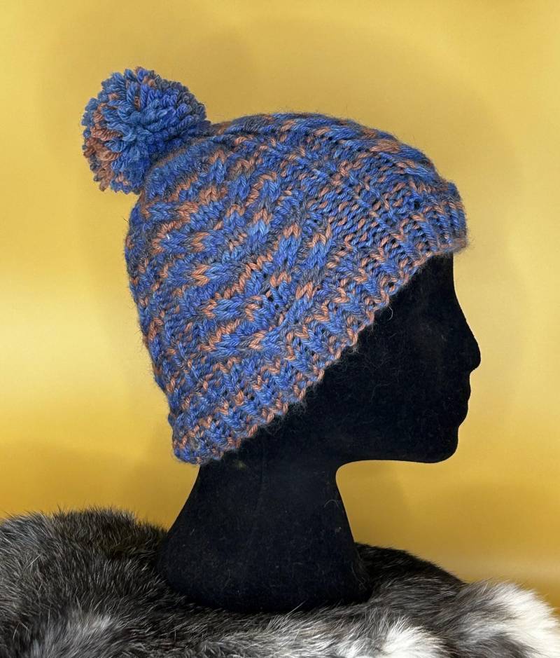 Handgestrickte Mütze Aus Merinowolle Herren | Weiche Und Warme Wintermütze Stilvolle Handgefertigte Strickmütze Merinowollmischung von WollWarmShop