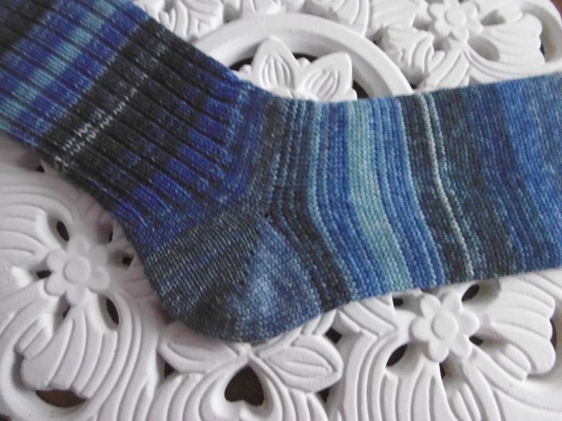 Socken Gestrickt Herrensocken Gr.46/47 Socken Gestrickt Herrensocken Gr.46/47 von WolleKunterbunt
