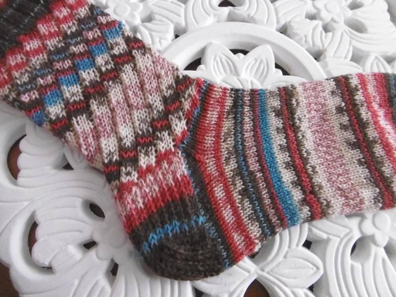 Socken Handgestrickt 37/38 Mustersocken Socken Handgestrickt 37/38 Mustersocken von WolleKunterbunt