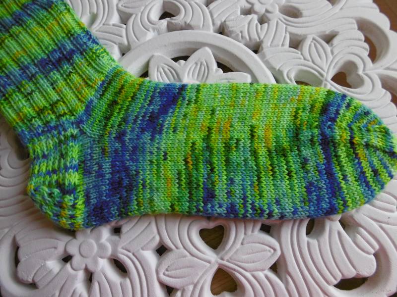 Socken Handgestrickt Handgefärbt Strümpfe Gestrickt von WolleKunterbunt