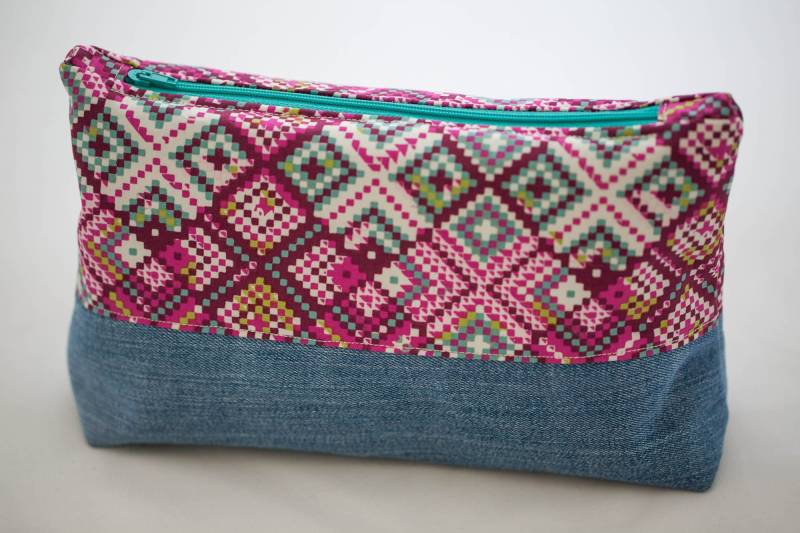 Kosmetiktasche, Kulturbeutel , Schminktäschchen Kawaii Kosmetikbeutel Geschenk von WolleundStein