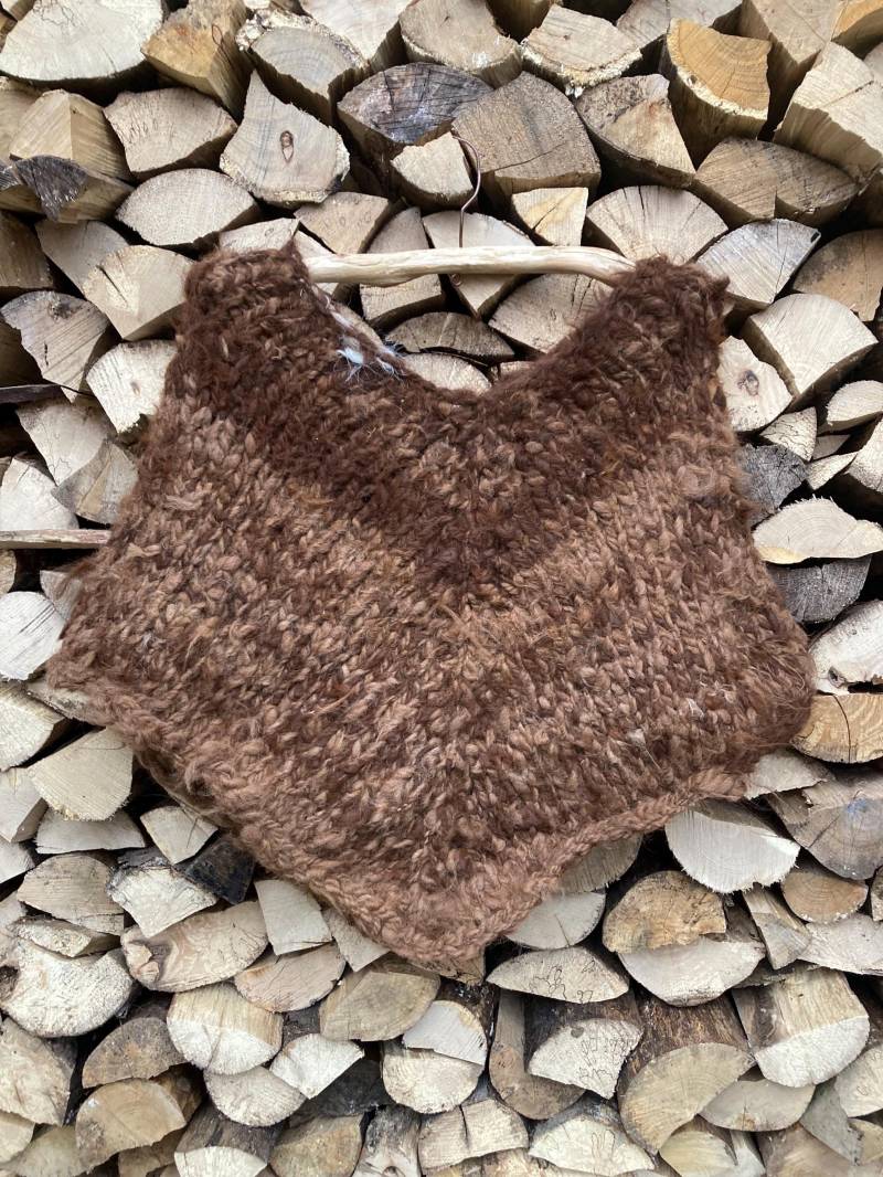 Alpaka Poncho Umhang Cape Wald Natur Primitive Raw Stricken Mittelalter von Wollfeuer