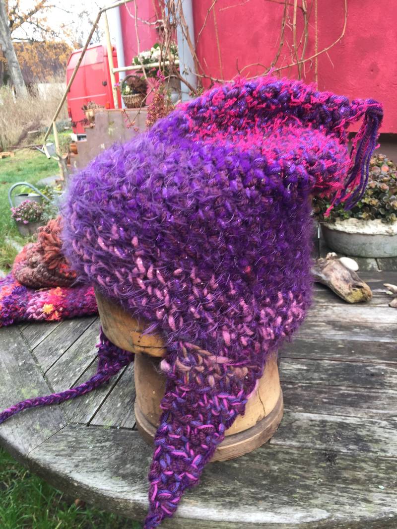 Zipfelmütze Mütze Elfen Feen Zwerge Hut Häkeln Festival Hippie von Wollfeuer