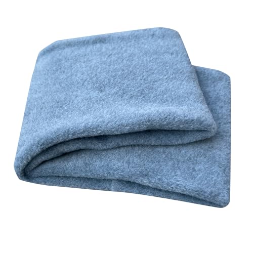 Wollhuhn ÖKO Kinder/Jungen/Mädchen Cooles Elastisches Stirnband/Haarband Bequem Zweilagig Jersey Oder Fleece Viele Motive 21215152 (Fleece Einfarbig Jeansblau Melange) von Wollhuhn