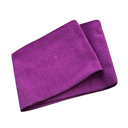 Wollhuhn ÖKO Kinder/Jungen/Mädchen Cooles Elastisches Stirnband/Haarband Bequem Zweilagig Jersey Viele Motive (Einfarbig Brombeere) von Wollhuhn