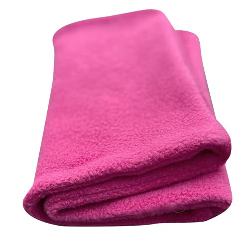 Wollhuhn Warmer Jungen/Mädchen UNSER WÄRMSTER Winter Loop/Schlauchschal/Schlupfschal Zwei Lagen Fleece (Einfarbig Beere/Pink) von Wollhuhn