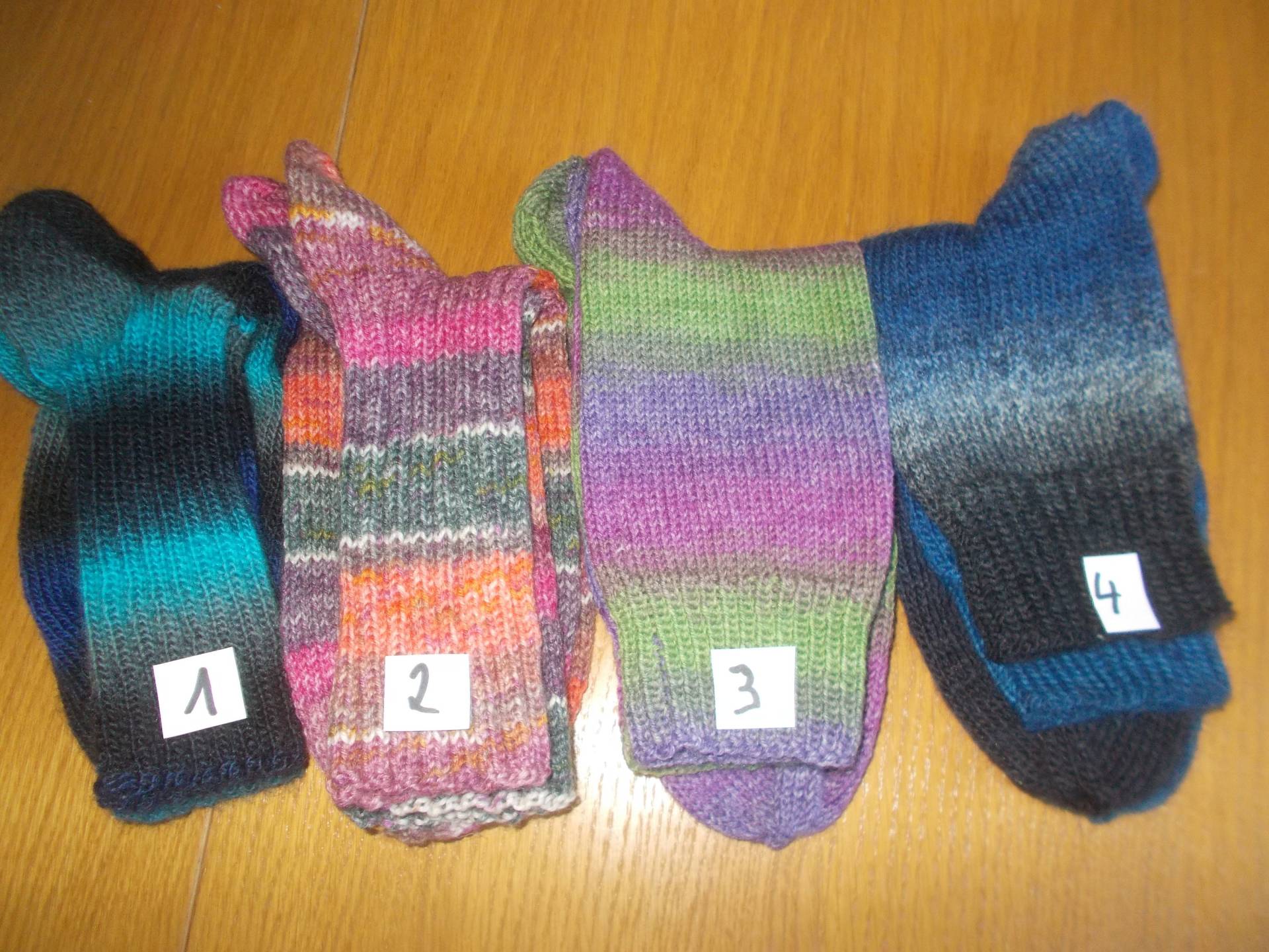 Socken Handgestrickt Gr. 36/37 Hochwertige Wolle von WolligesVonAnette