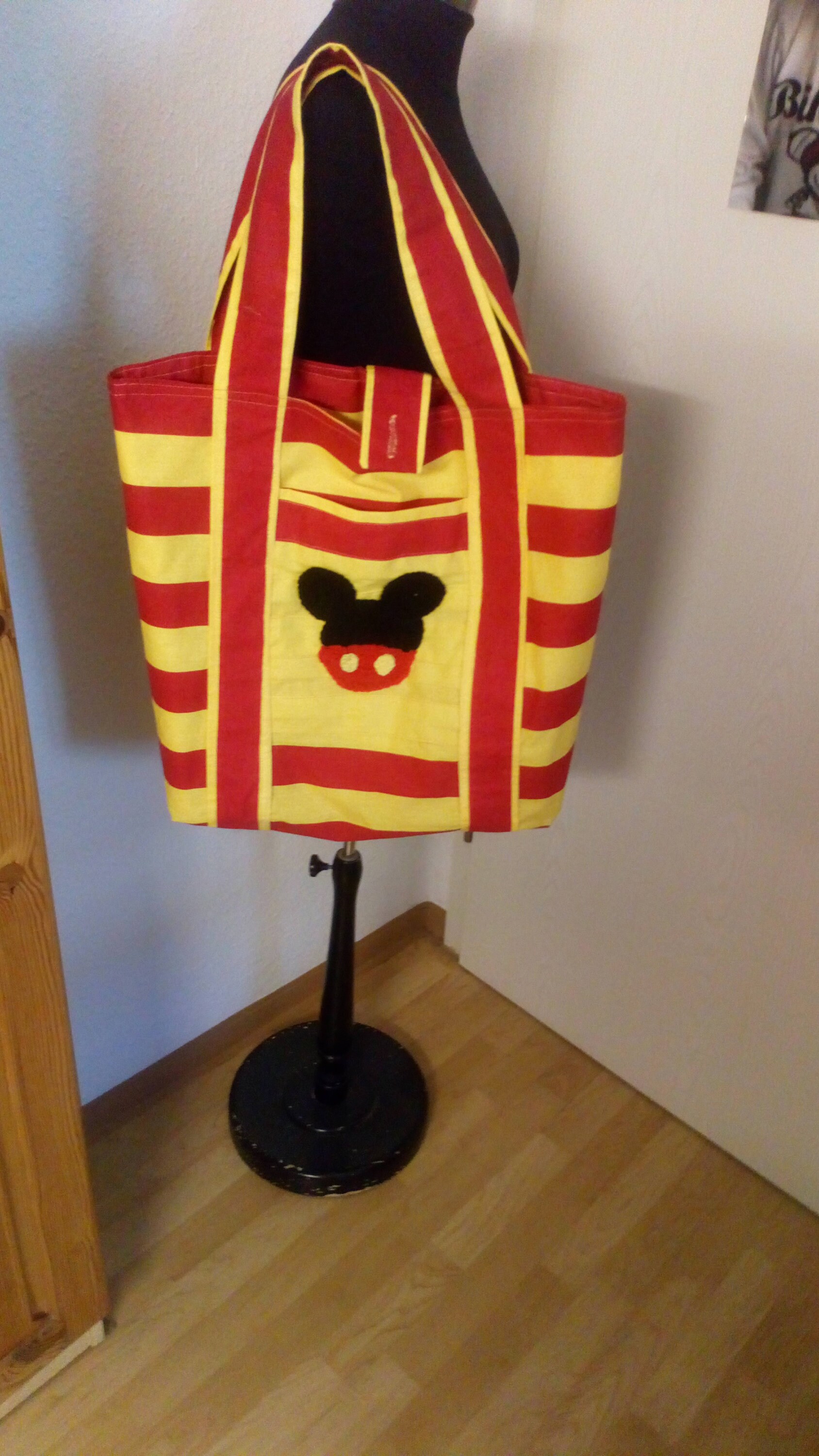 strandtasche, Micky Maus, Tasche, Shopper von Wollkreation