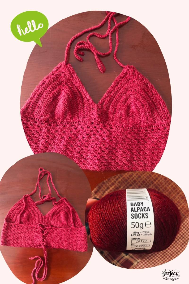 Gehäkeltes Sommertop Gehäkeltes Sommertop von WollwerkeByYvonne