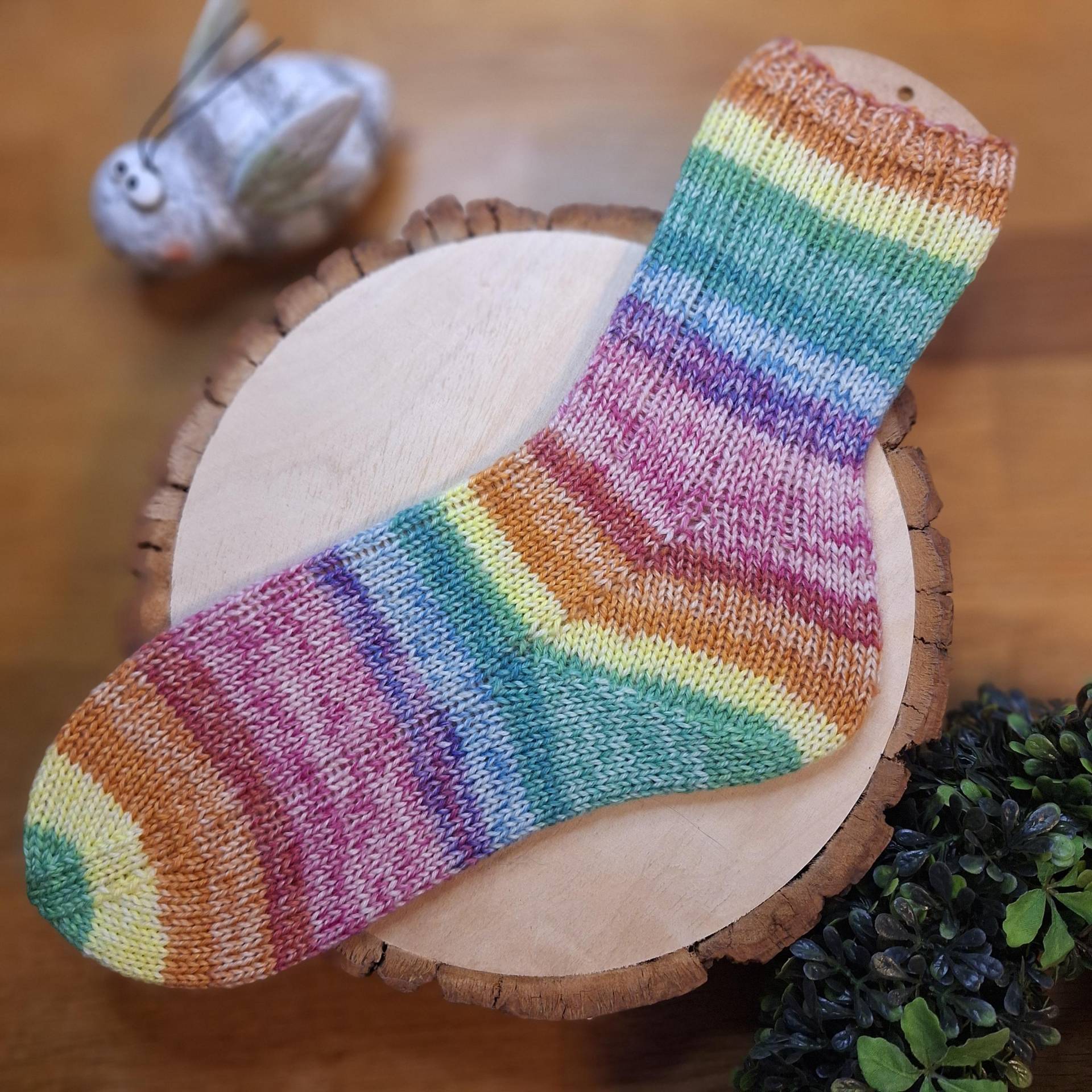 Handgestrickte Socken Größe 38/39 Handgestrickte Socken Größe 38/39 von Wollzeugshop
