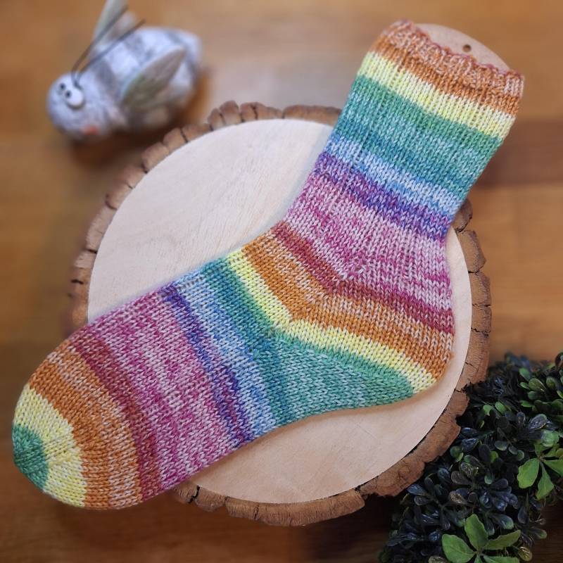 Handgestrickte Socken Größe 38/39 Handgestrickte Socken Größe 38/39 von Wollzeugshop