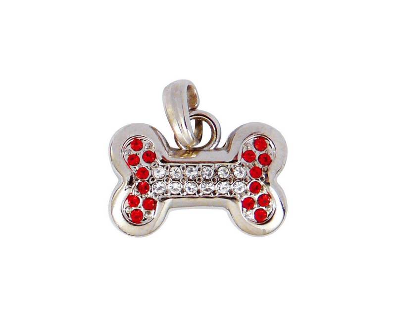 Wolters Runder Anhänger Schmuckanhänger Knochen, rot, für ein wirkungsvolles Outfit! von Wolters