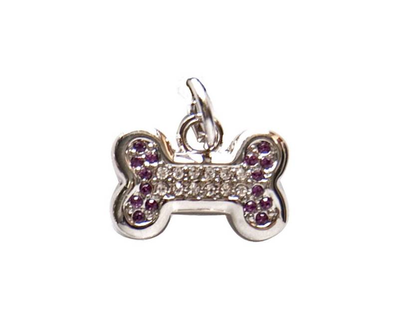 Wolters Runder Anhänger Schmuckanhänger Knochen, violett, für ein wirkungsvolles Outfit! von Wolters