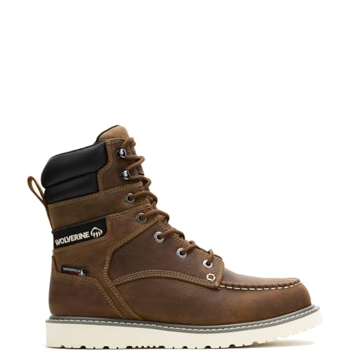 WOLVERINE Herren Trade Wedge Waterproof Steel Toe 15,2 cm Konstruktionsstiefel, Sudan Brown, 39 EU Wide von Wolverine