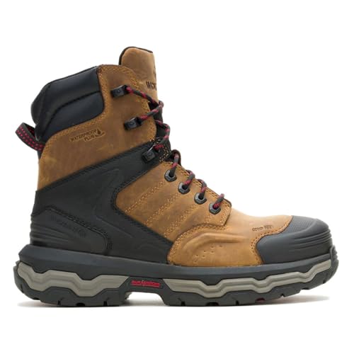 Wolverine Alpha-Ft.Wolverine Herren-Stiefel, Infinity-System, 20,3 cm, Zehenkappe aus Verbundmaterial, wasserdicht, Dark Tan, 42 EU von Wolverine